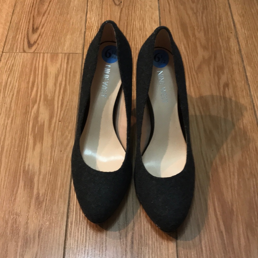Nine West dark gray high heels